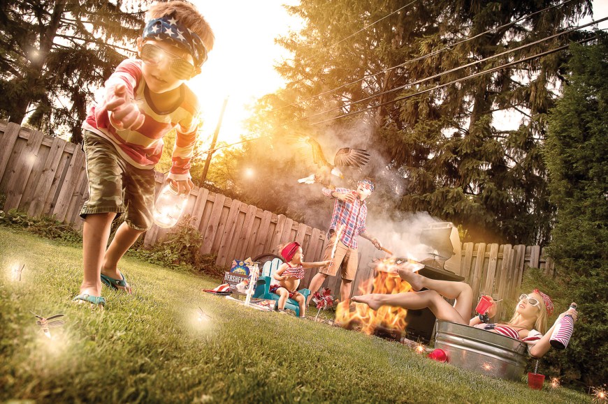 Family portrait by Toledo, OH based photographer, Robert Wagner.
