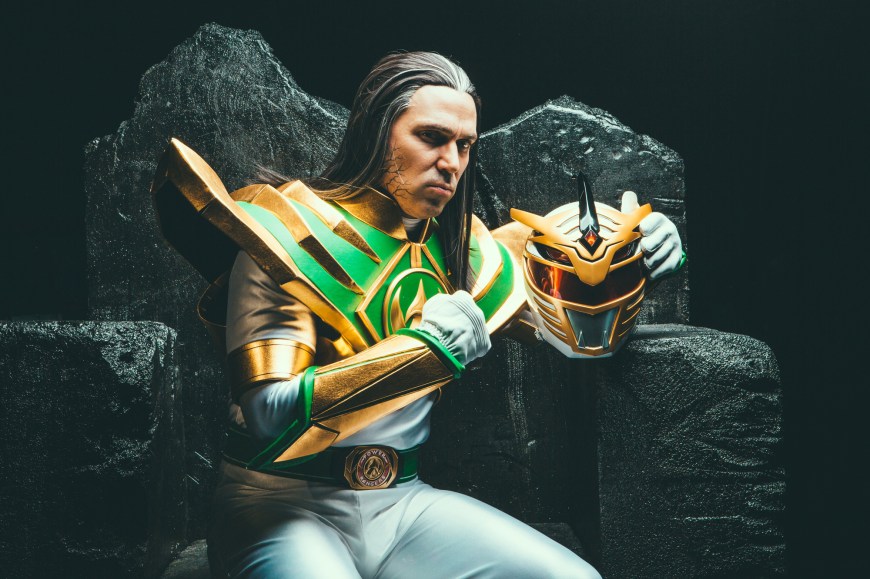 Jason David Frank as Lord Drakkon photographed by Justin Betancourt for new Power Ranger Comic Book
