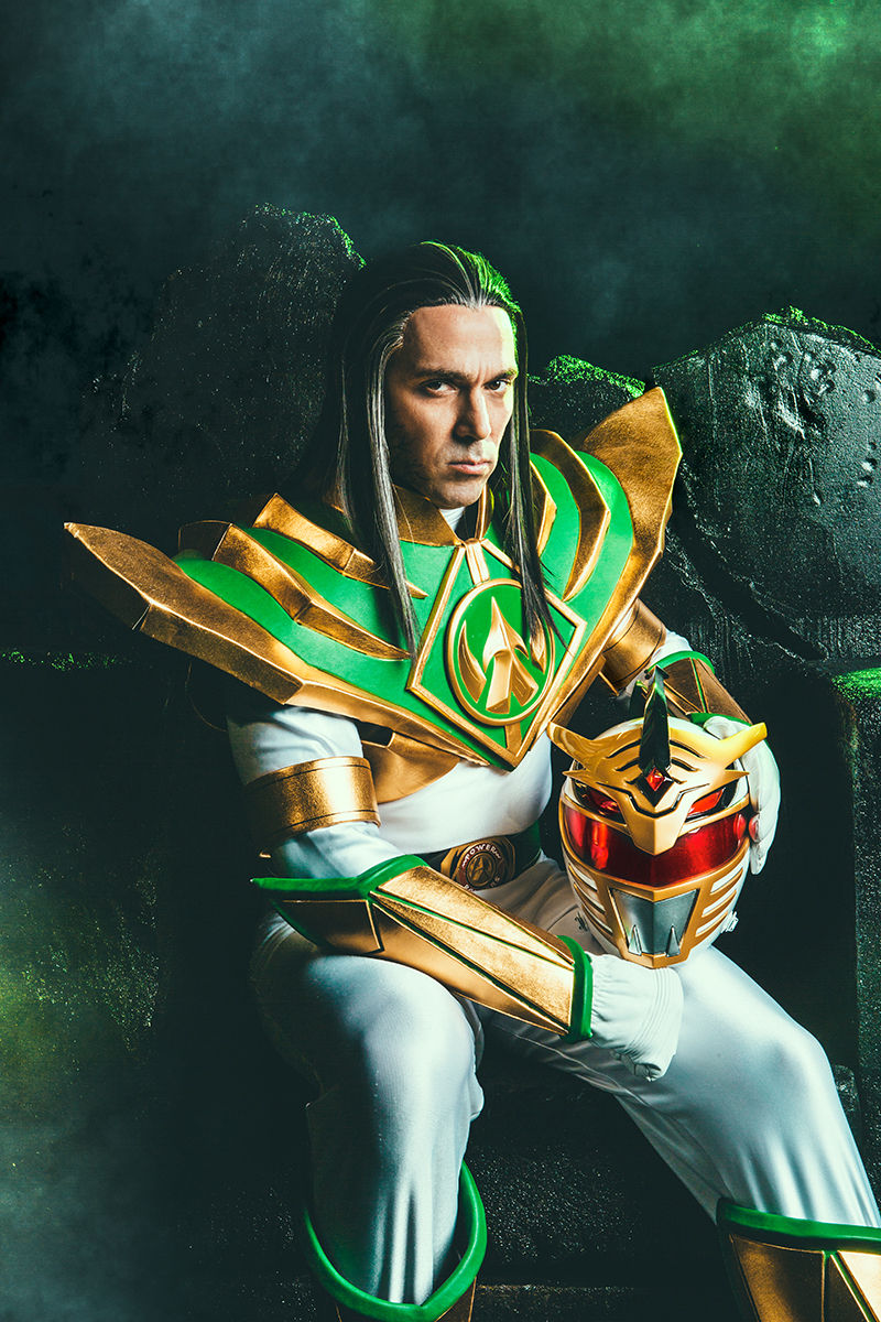 Jason David Frank as Lord Drakkon photographed by Justin Betancourt for new Power Ranger Comic Book