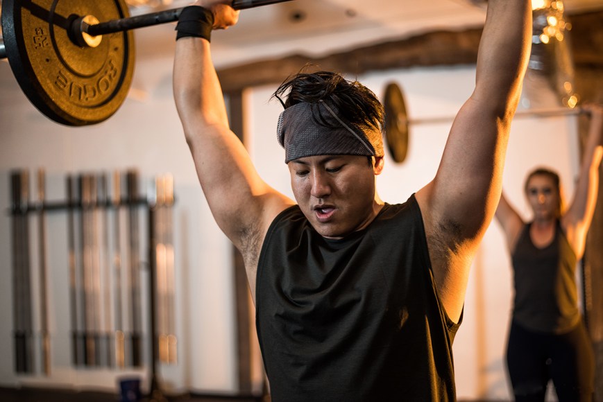 Cross Fit athlete photographed by Audra Oden