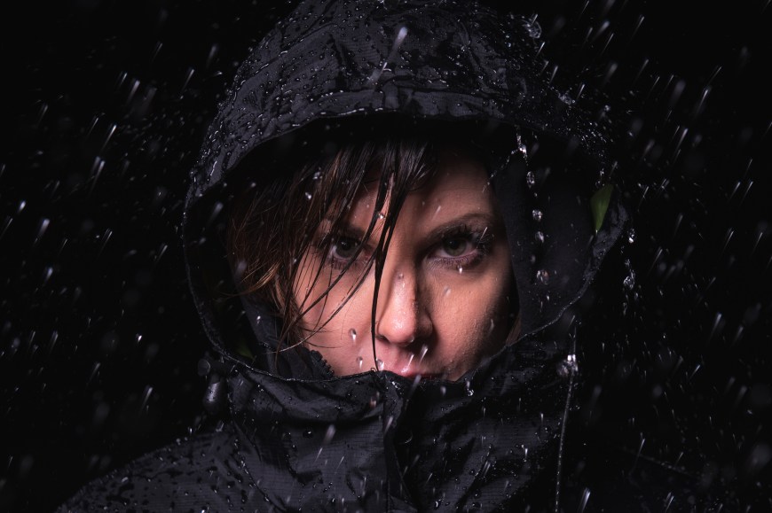 Photographer Brandon Horoho photographs Dana Linn Bailey for Flag Nor Fail