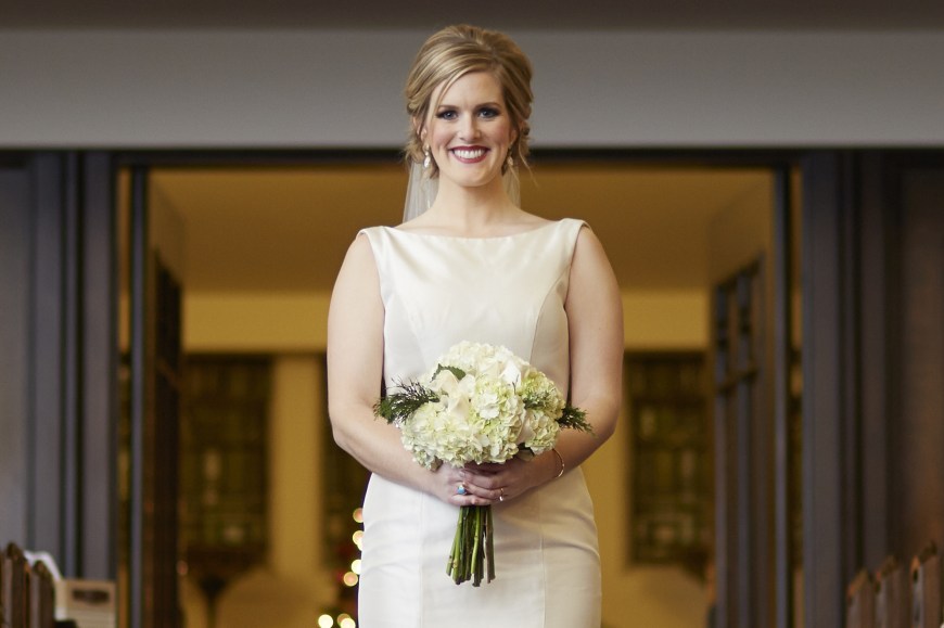 Bridal portrait by Illinois based photographer, Ben Romang