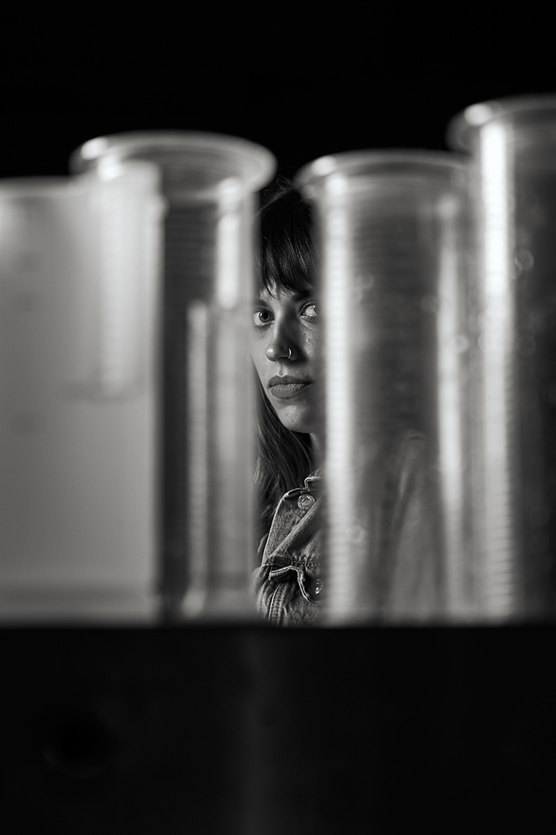 Model Josephine Bruno photographed by Tausha Dickinson at MTSU