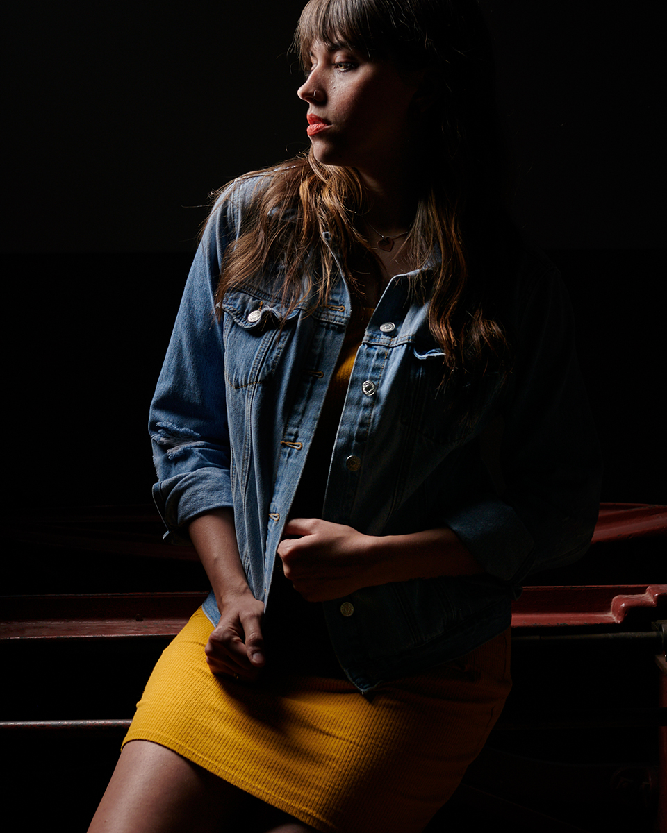 Model Josephine Bruno photographed by Tausha Dickinson at MTSU