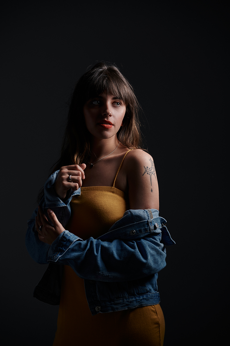 Model Josephine Bruno photographed by Tausha Dickinson at MTSU