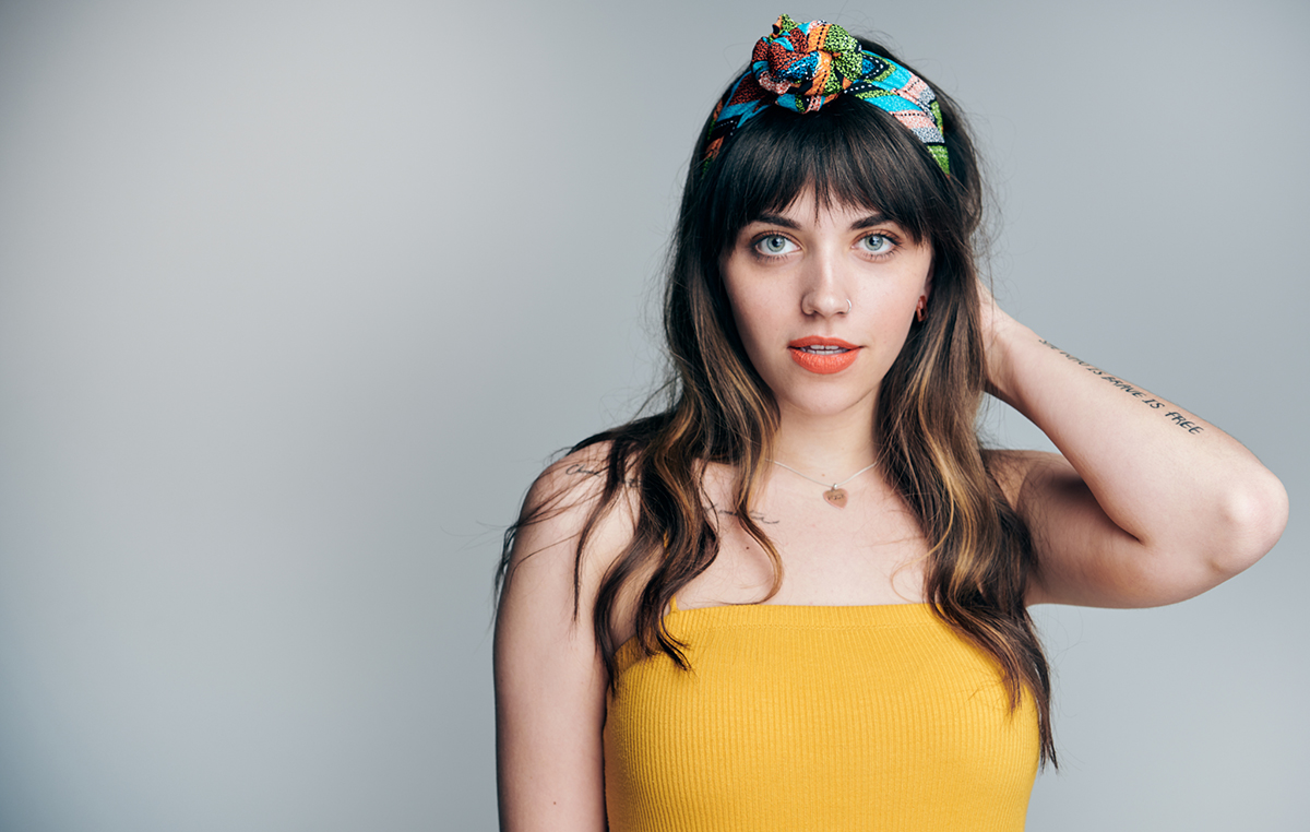 Model Josephine Bruno photographed by Tausha Dickinson at MTSU