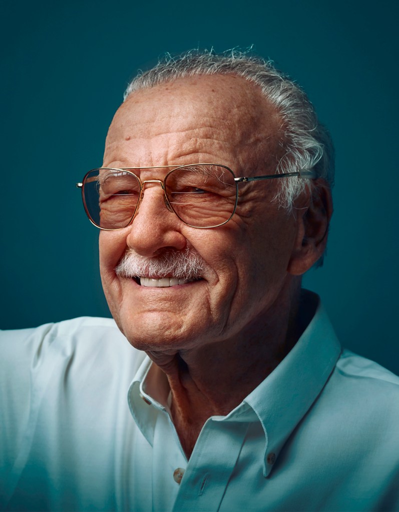 Marvel comics, Stan Lee, photographed by Matt Carr