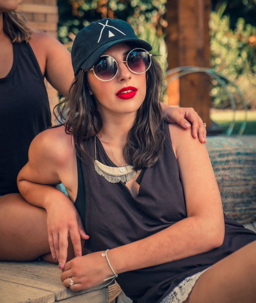 Photographed by Robert Wagner, with family outside the Tribe Kelley Surf Post