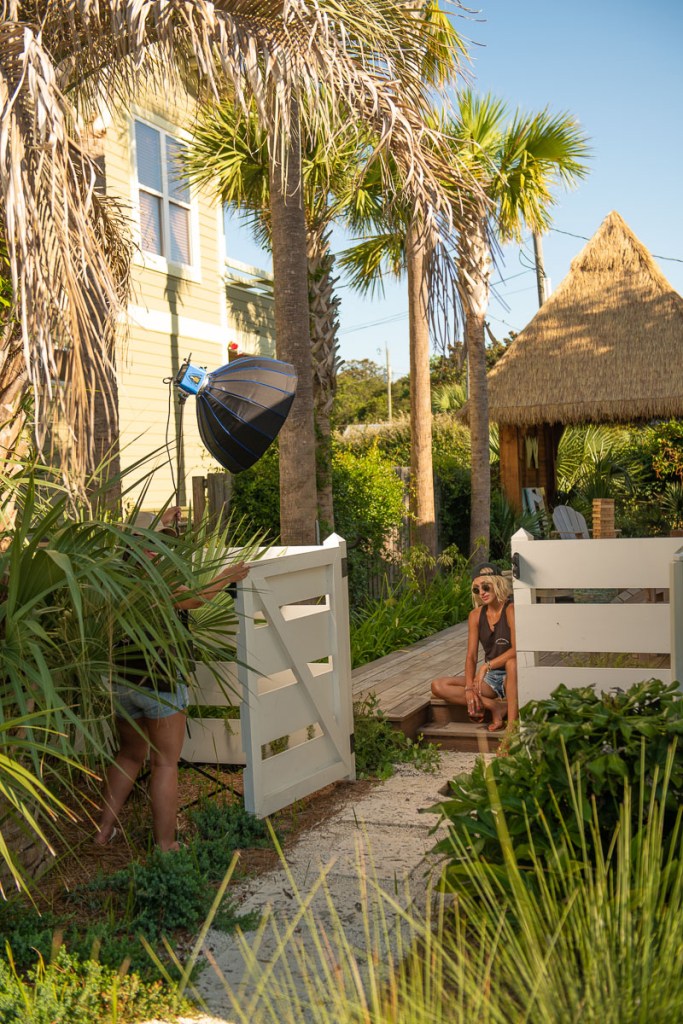 Paul C. Buff, Inc. DigiBee being used to photograph Jessica Wagner of The Weekender blog