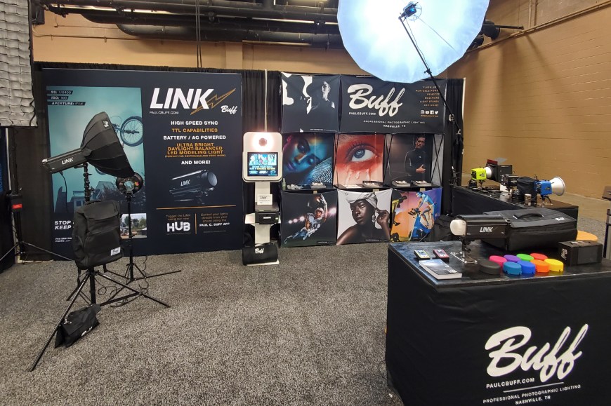 Paul C. Buff, Inc. Tradeshow booth at Imaging USA 2020
